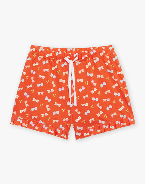 Débardeur et short blanc et orange en jersey FRUPETTE / 23E2PFU1ENS001