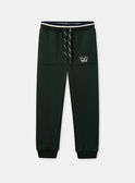 Jogging vert foncé Garçon NAEKAGE / 25H3PG33JGBG633