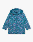 Veste matelassée à capuche bleu canard DRAMIETTE / 22H2PFG1VES714