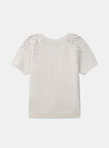 Pull manches courtes à sequins LEITRICETTE / 24H2PFT1PSM005