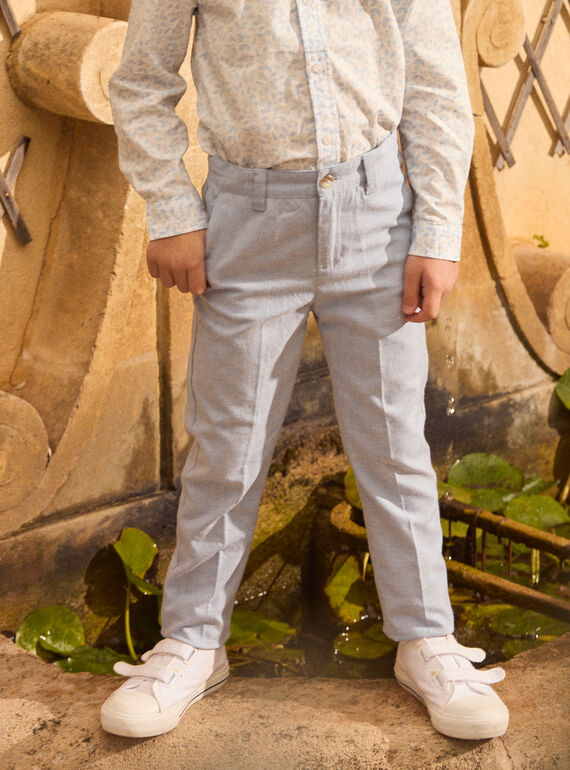 Pantalon de costume bleu MREPANTAGE / 25E3PGL2PAN213