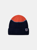 Bonnet maille côtelé bicolore LISJACAGE / 24H4PG71BON070