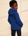 Parka bleu roi à capuche FRAPARKAGE / 23E3PG51IMPC209