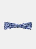 Bandeau bleu et blanc à imprimé fleuri LEVAGLETTE / 24H4PFJ1BAN070