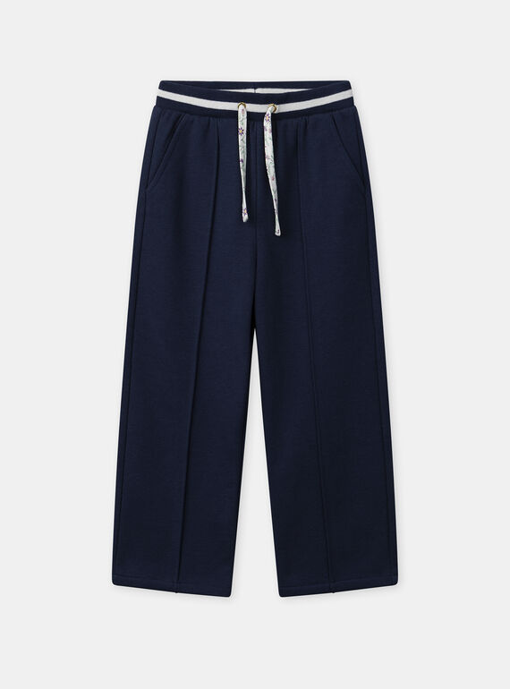 Jogging bleu foncé Fille NAEJOETTE / 25H2PF31JGB070