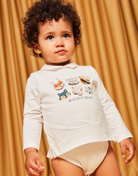 Body T-shirt écru DANICO / 22H1BGU1BOD001
