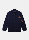 Gilet Bleu Marine Bi-matière MMAFACHAGE / 25E3PG52JGH070
