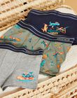 Lot de 3 boxers en coton biologique DEBOXAGE / 22H5PG42BOX943