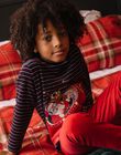 Pyjama de Noël en velours thème Père Noël DODIRAGE / 22H5PG73PYJC205