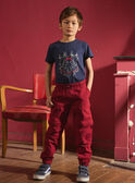 Pantalon Dézipable rouge MOCLAGE / 25E3PGJ1PANF504