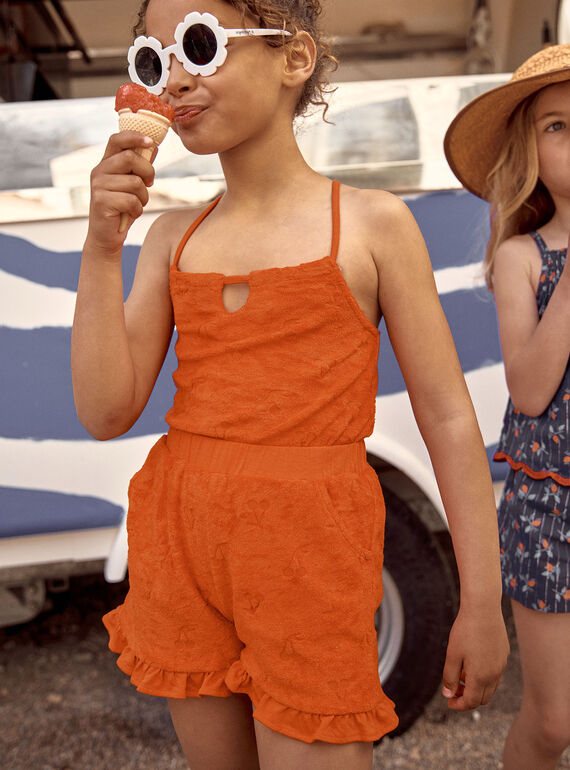 Débardeur orange en éponge FLYPOGETTE / 23E2PFR1DEB407
