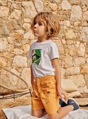 T-shirt écru à manches courtes FLEFROGAGE / 23E3PGS3TMC001