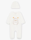 Pyjama en velours et bonnet assorti bébé mixte DOLOR_B / 22H0NMH1GRE001