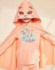 Pyjama deux pièces orange pâle en coton avec cape tête de panthère FLOPOETTE 1 / 23E5PF43PYTE402