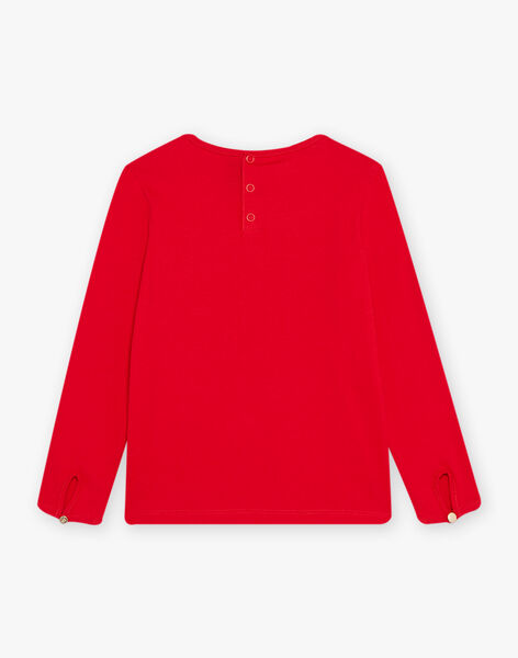 T-shirt rouge à motifs Paris DIFLORETTE / 22H2PFE3TML050