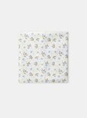 Écharpe écru à motif fleuri Bébé Fille NIMAYA / 25H4BFE1SNO001