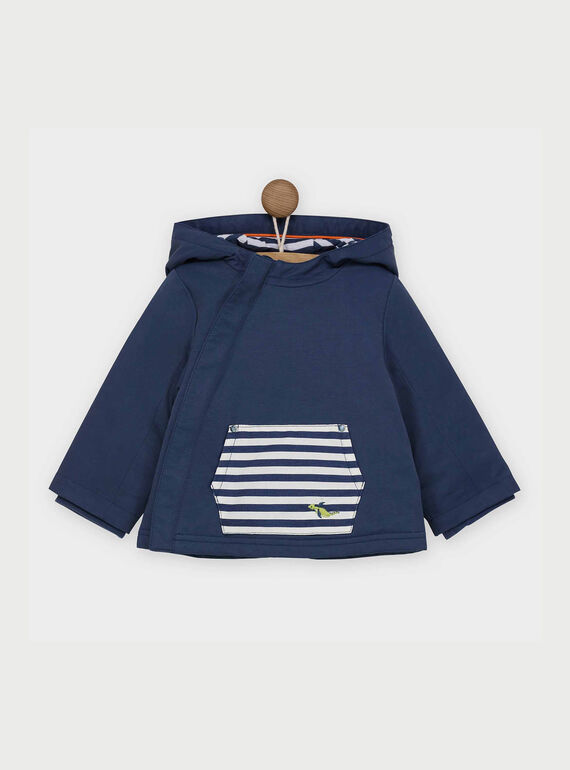 Parka bleu ardoise RAARON / 19E1BG21PARC203