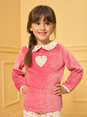 Pyjama Velours Coeur LECOUETTE / 24H5PF43PYJ419