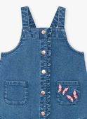 Chasuble en denim bleu moyen ZAFLORIANE / 21E1BFB1CHSP269