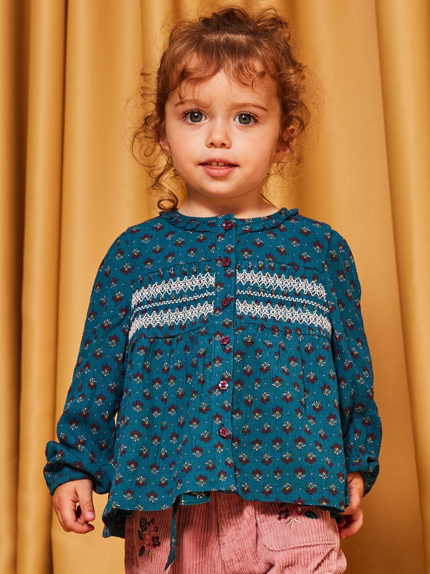 Blouse new arrivals bleu canard