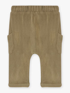 Pantalon vert kaki à poches bébé garçon CACENTIN / 22E1BGB2PAN604