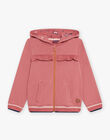 Haut de jogging à capuche rose foncé DRAGONETTE / 22H2PFL1JGHD312