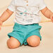 Short en twill turquoise moyen