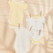 Lot de 3 bodys écrus fantaisie en coton biologique