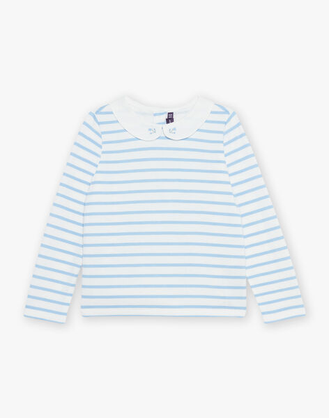 T-shirt à rayures bleu et blanc FRIMETTE 3 / 23E2PFJ1TML001