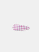 Barrettes vichy et fleurs MLOBOLETTE / 25E4PFN4BRT302