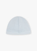 Grenouillère bébé pieuvre en tubic bleu et son bonnet naissance garçon COLE_B / 22E0NGI1GREC227
