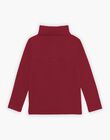 Pull à manches longues prune à imprimé fleuri DROJAETTE 1 / 22H2PF82SPL709