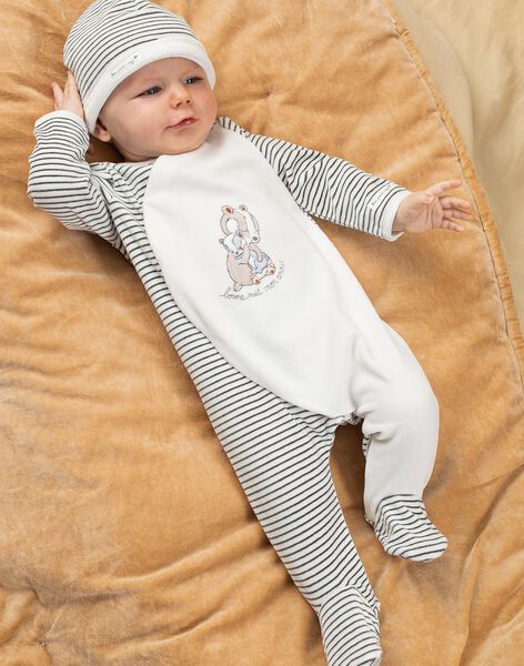 Pyjama En Velours Et Bonnet Assorti Bebe Garcon Achat En Ligne Pyjama Et Grenouillere Sergentmajor