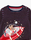 Pyjama de Noël en velours thème Père Noël DODIRAGE / 22H5PG73PYJC205