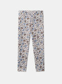 Legging fleuri  doublé polaire  LARELETTE / 24H2PFS1LGA002