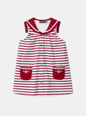 Robe rayée style marin MALIVIA / 25E1BFJ1ROB001