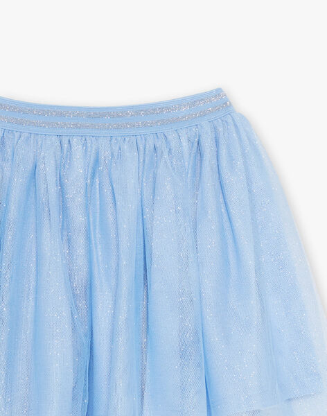 Jupe bleue courte à paillettes FRITUETTE 1 / 23E2PFJ1JUP201