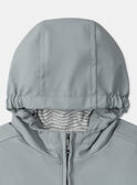 Imperméable détail rayé MILOUIS / 25E1BG31IMP631