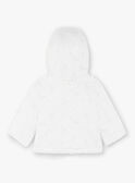 Veste à capuche en fausse fourrure blanche bébé mixte ZOAIME / 21E0CMG1VES000