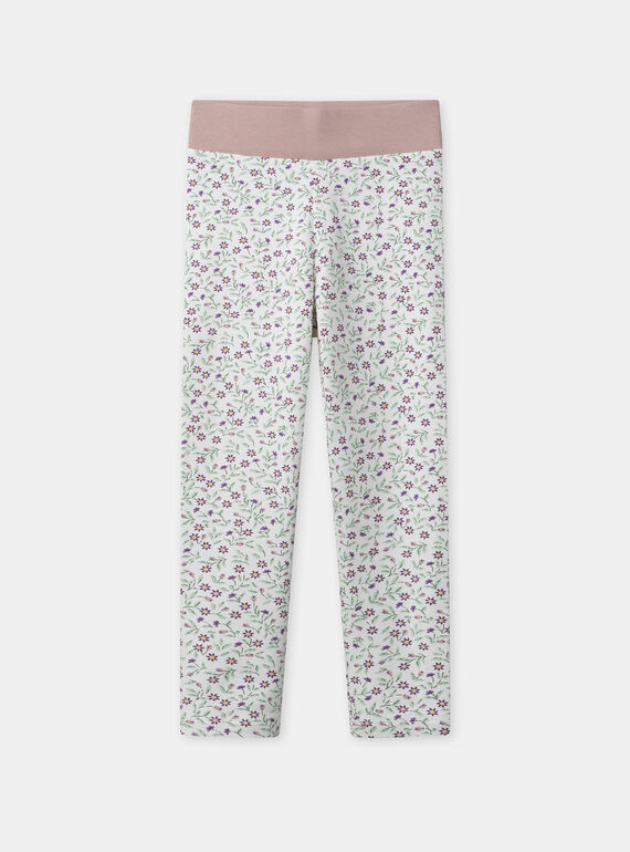 Legging imprimé fleuri Fille NAELEGETTE / 25H2PF31LGS001