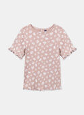 Tee Shirt Manches Courtes Rose KRIBLETTE 1 / 24E2PFB3TMC311