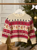 Pull de noël en jacquard LEDULETTE / 24H2PFG1PULA002