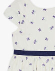 Robe écrue à fleurs FREDONETTE / 23E2PFI1ROB005