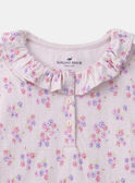 Pyjama rose imprimé fleuri Fille NUICARETTE / 25H5PFB1PYJ311