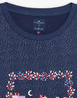 Sweat Camille Witt marine à paillettes - Maman DOSWEF / 22H2FFT1SWE705