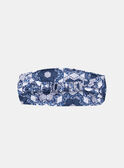 Bandeau bleu et blanc à imprimé fleuri LACHLOE / 24H4BFJ1BAN001