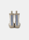 Botte de pluie beige imprimé tête d'ours Bébé Garçon NINOLANE / 25F10BG11D0C002
