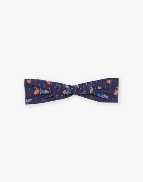 Bandeau bleu marine à imprimé fleuri FAZOLI / 23E4BFR1BAN070
