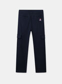 Pantalon bleu marine Garçon NOMARAGE / 25H3PGP1CFP705