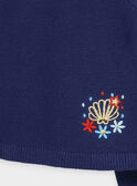 Cardigan bleu marine REROETTE / 19E2PFE1CAR070